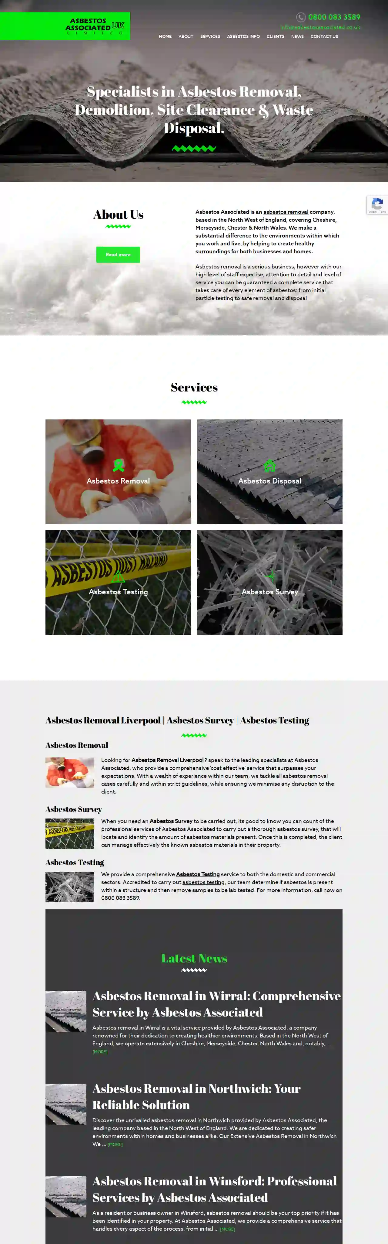 Asbestos Associated UK | Asbestos Removal | Wirral