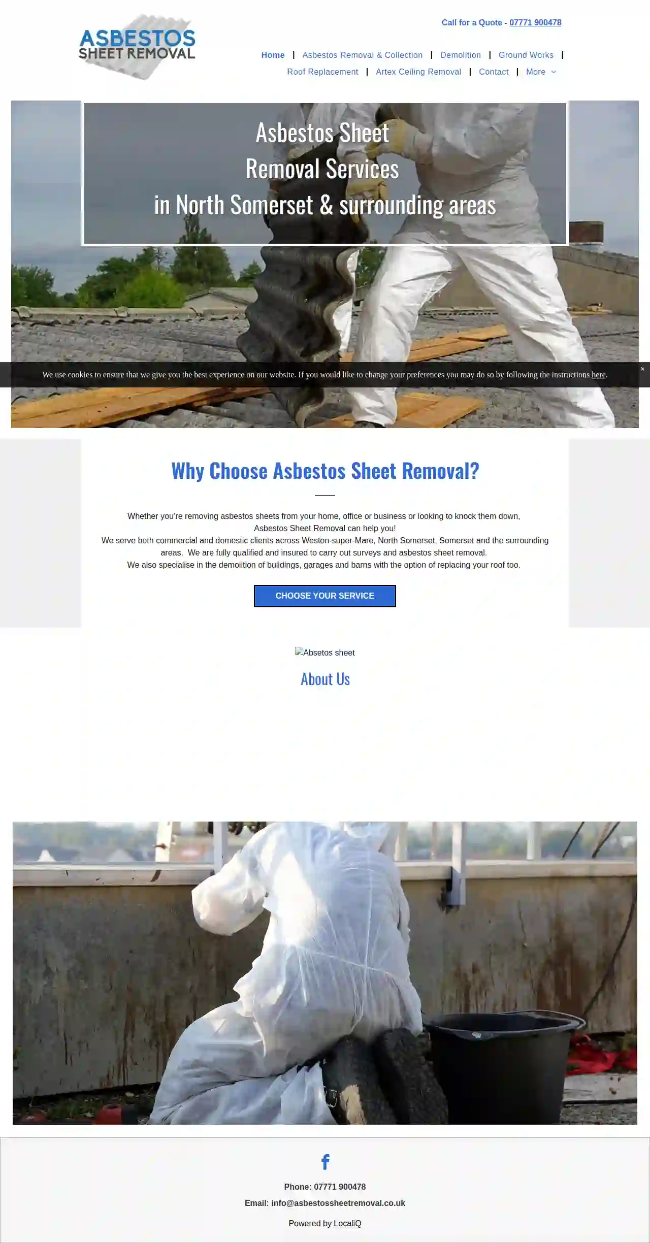 Asbestos Sheet Removal