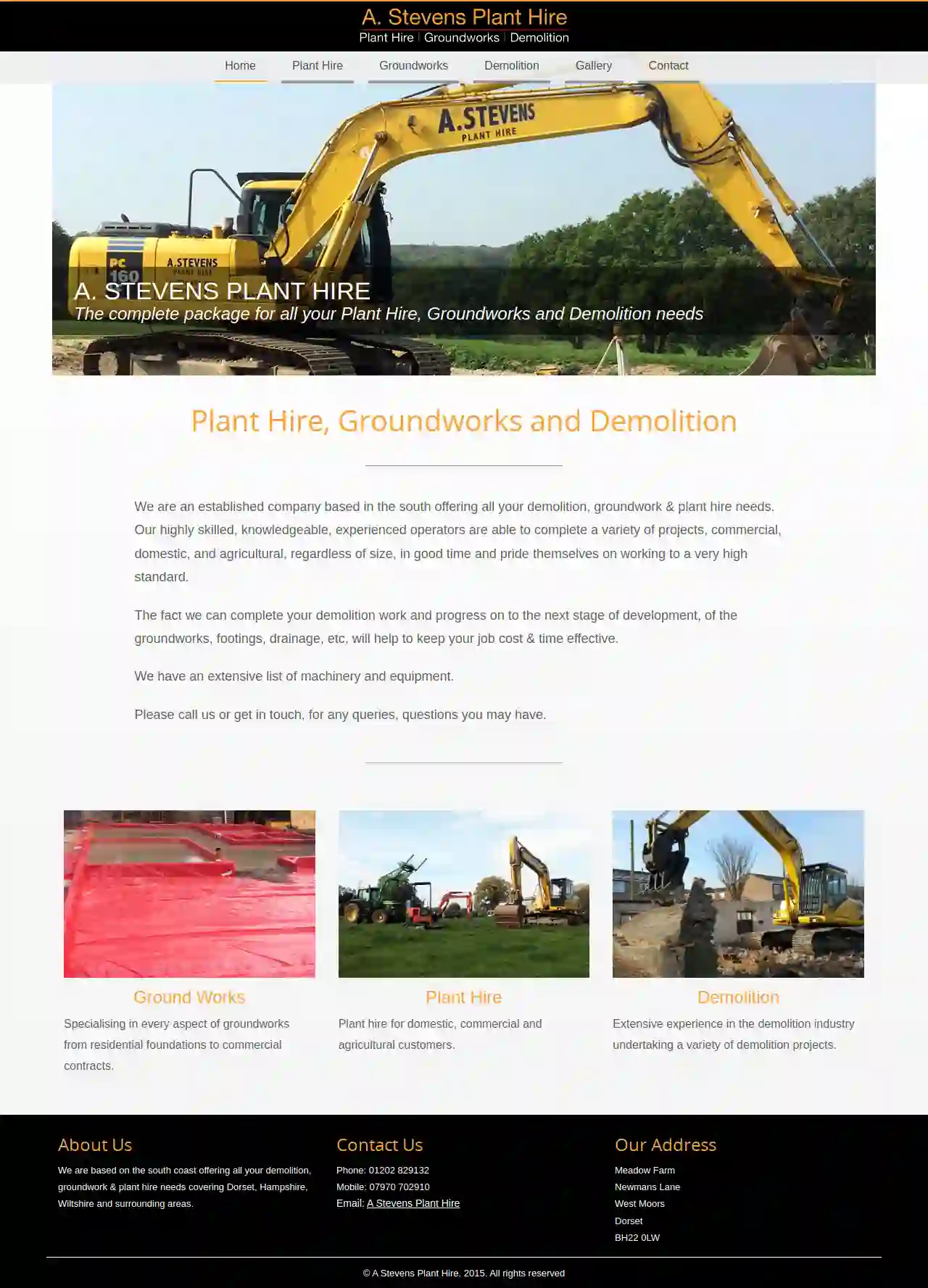 A.Stevens Plant Hire Ltd