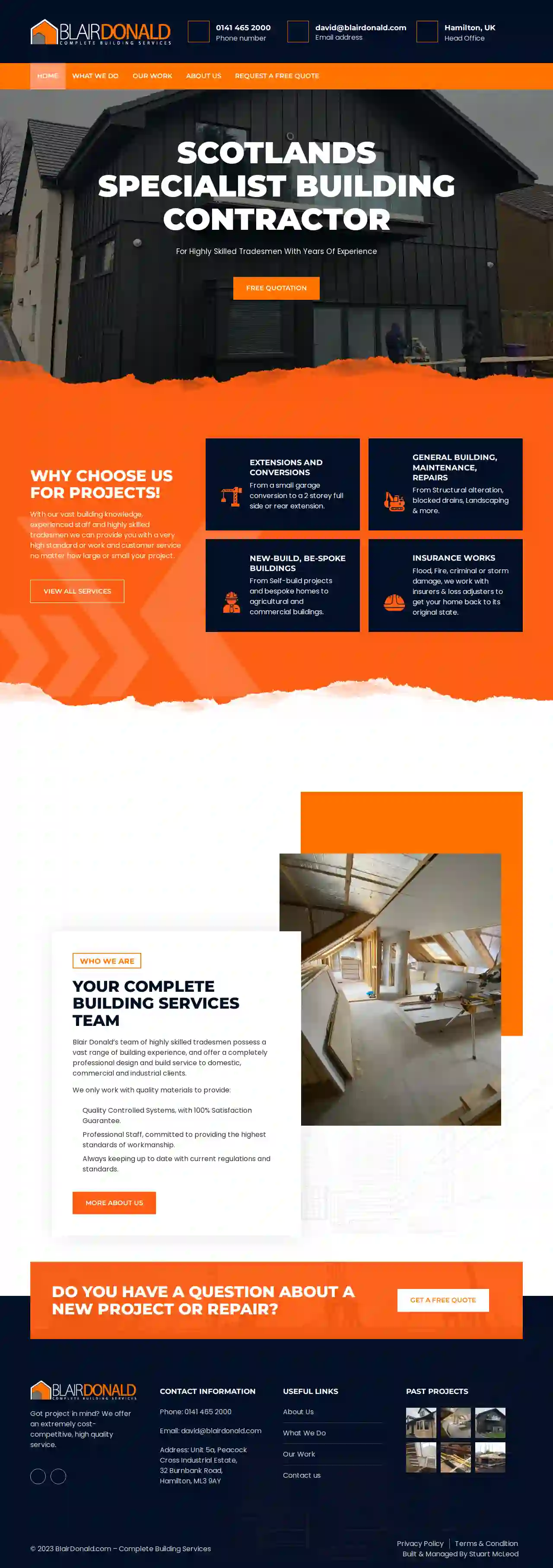 Blair Donald Complete Building Services