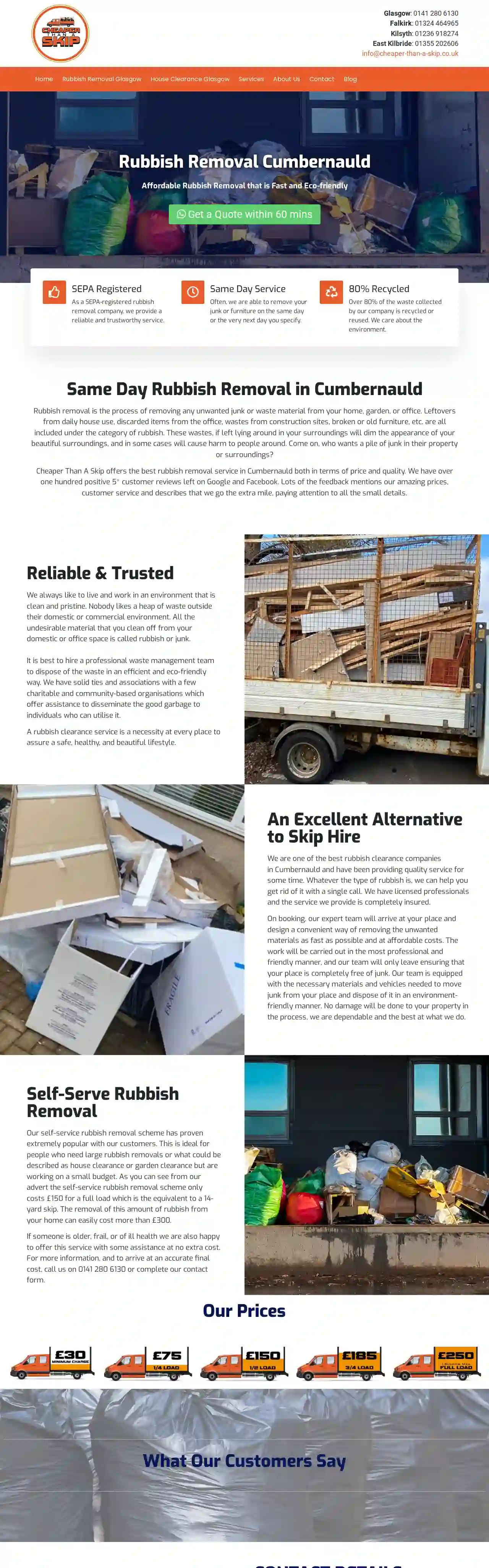 Rubbish Removal Cumbernauld (House & Garden Clearance)