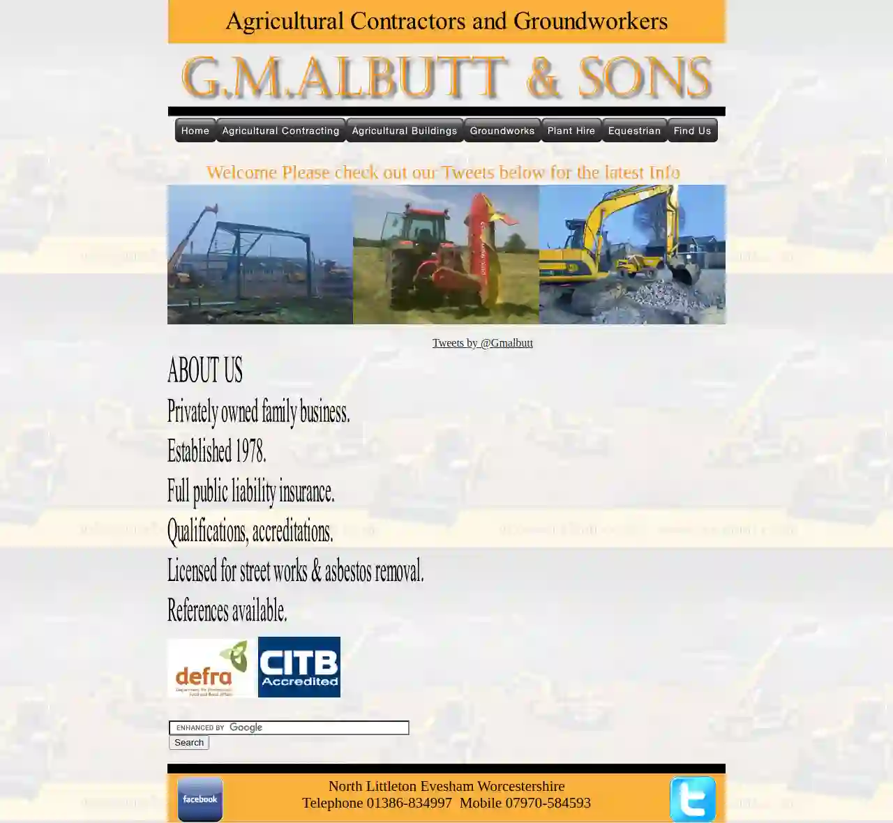 G.M.Albutt Agricultural Contractors and Groundworkers