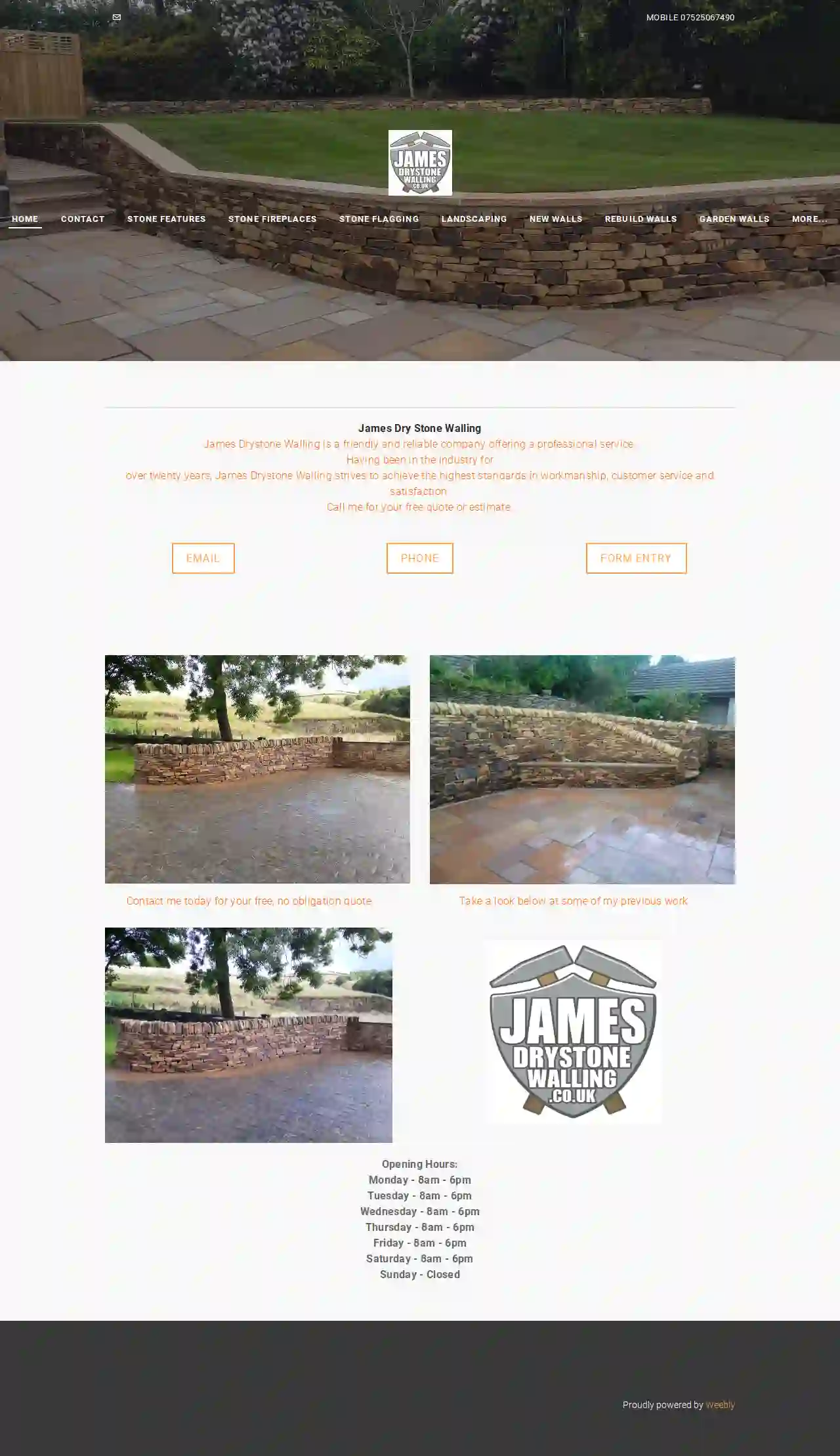 James Drystone Walling