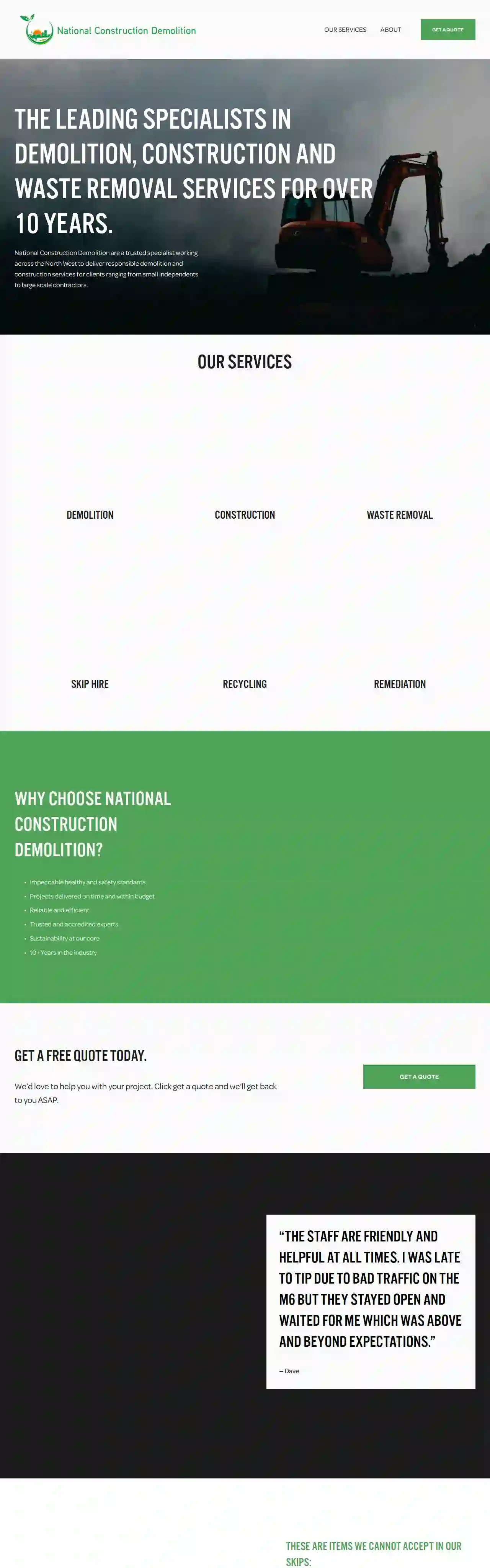 National Construction Demolition