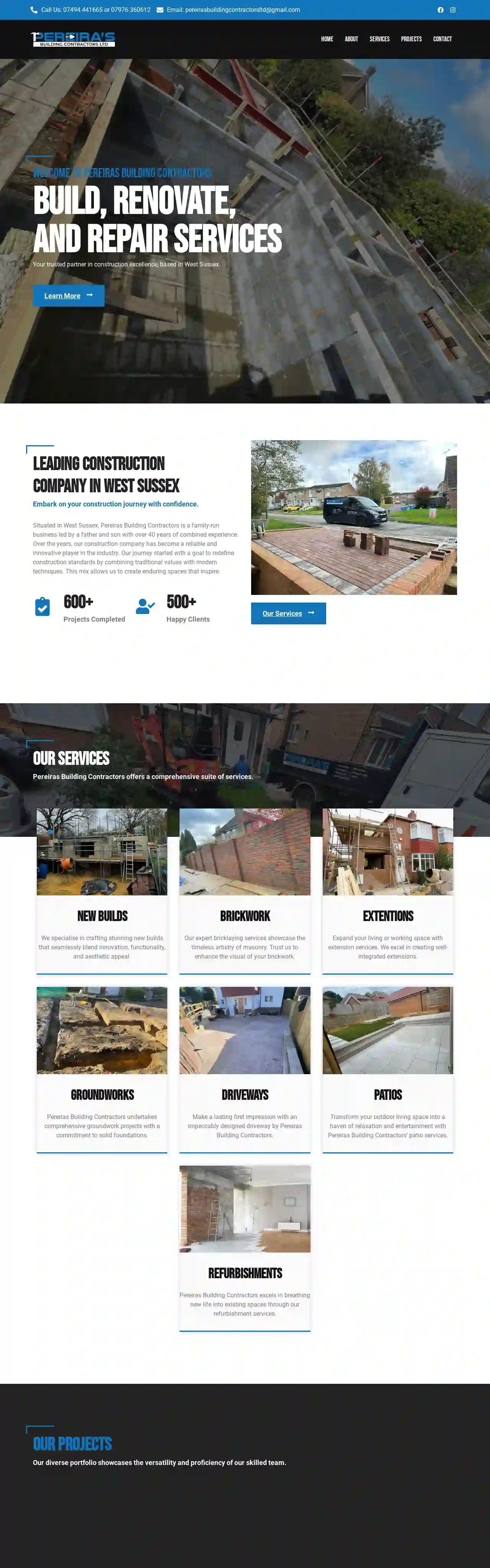 Pereiras Building Contractors Ltd