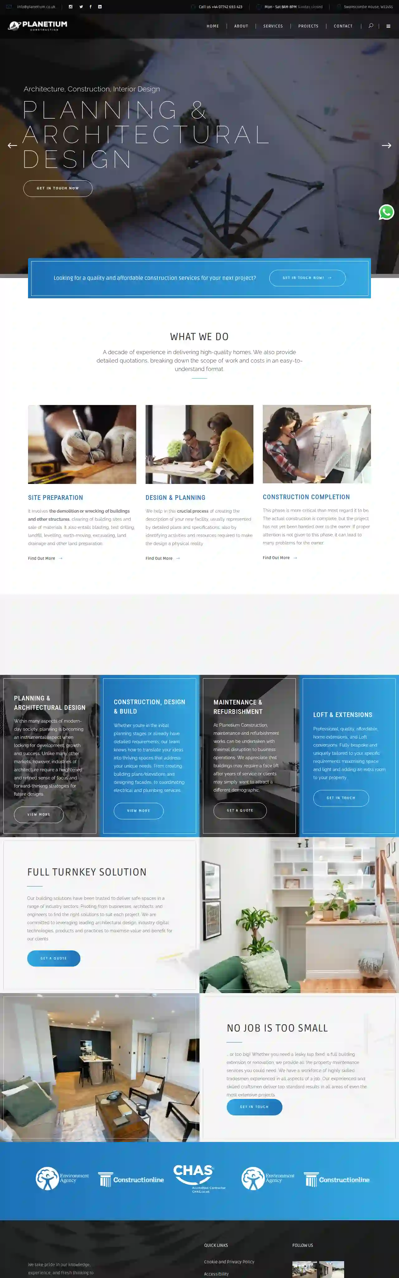Planetium Construction Ltd