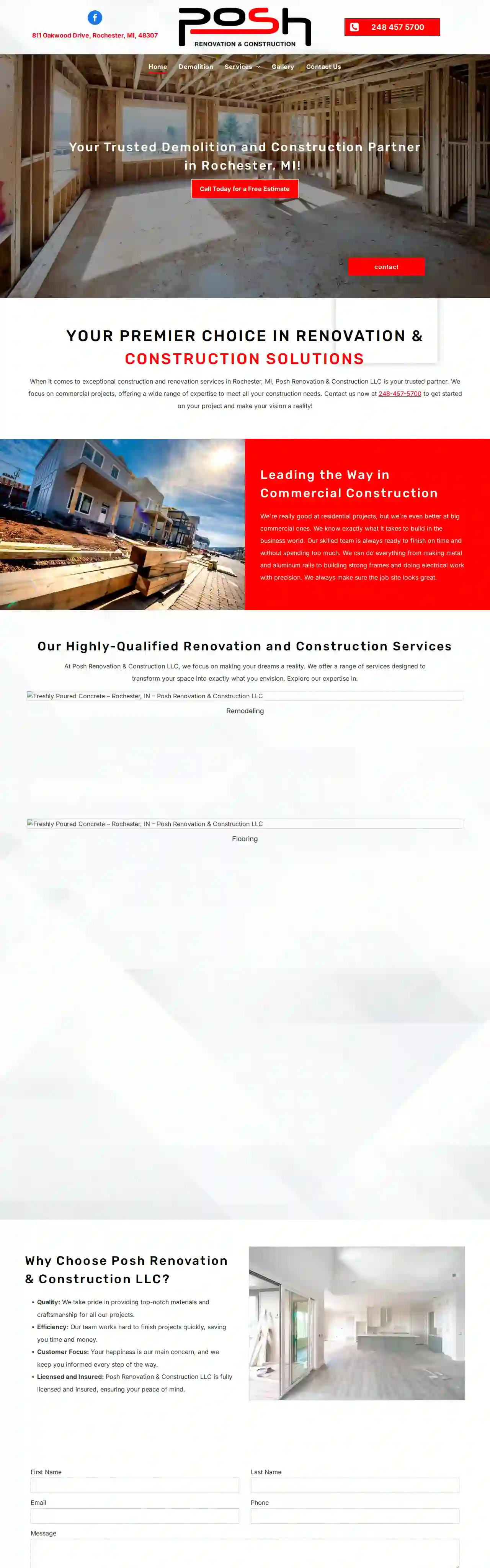 Posh Renovation & Construction LLC