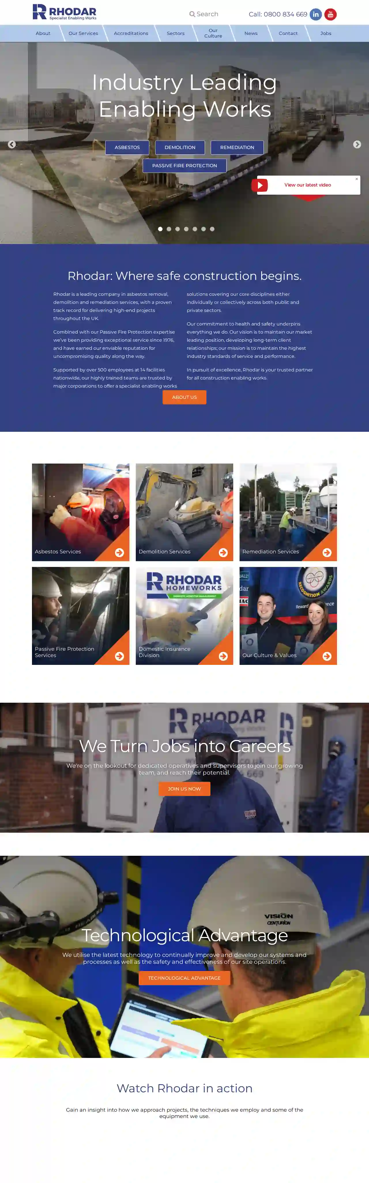 Rhodar Industrial Services Scotland - Asbestos Removal & Specialist Enabling Works