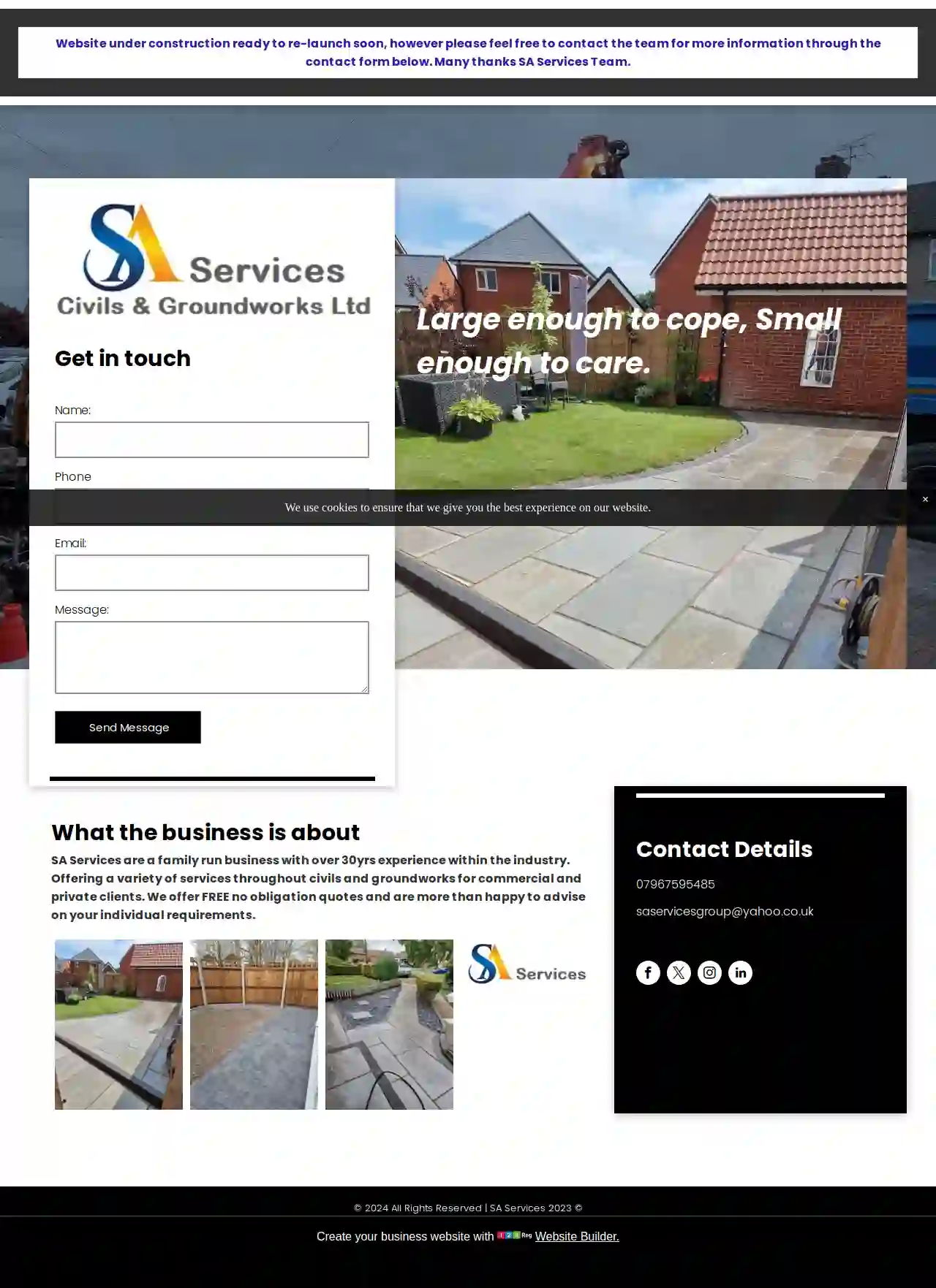 SA SERVICES Civils & Groundworks